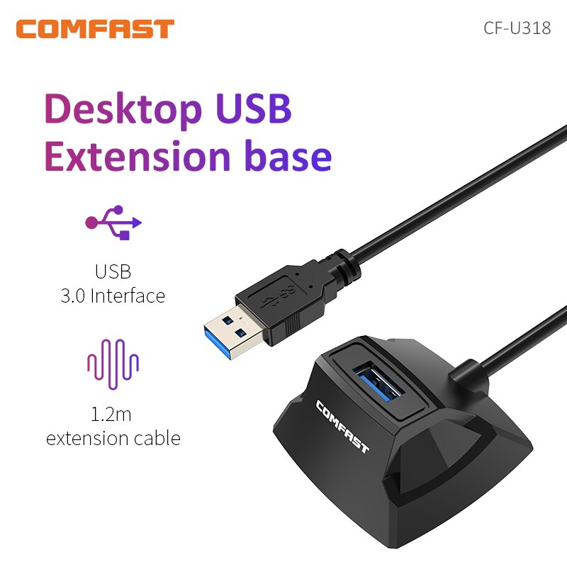 Comfast CF-U318 USB 3.0 ͽټ ̺ ̽,  1.2M ͽټ ̺, ν  ͽٴ, USB  Ϳ